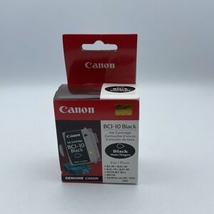 2, Open Box Canon BCI-10 Black Ink Cartridges New In Box SEALED!!